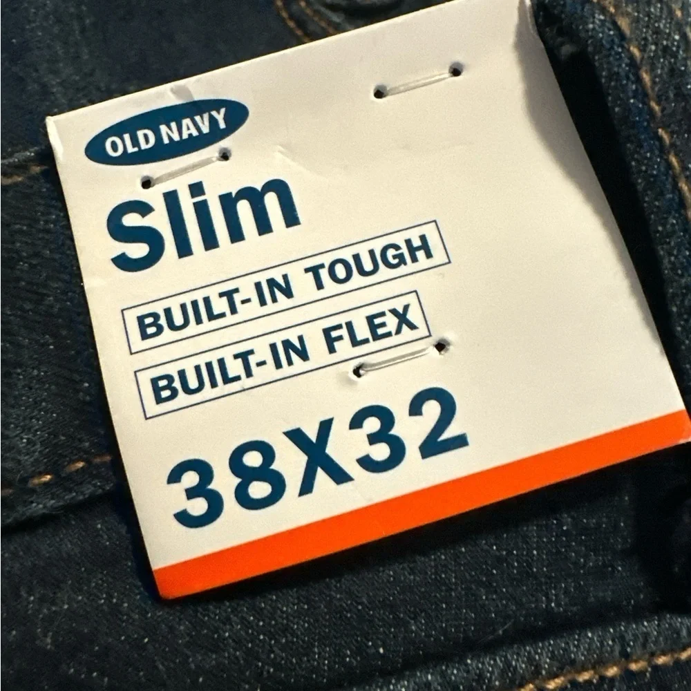 Old Navy Men's Dark Blue Slim Built-In Flex Jeans